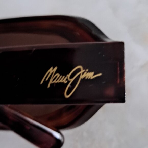 Maui Jim MJ 190-10 Rectangular Tortoise Shell Full Rim Sunglasses #G216 main image 4